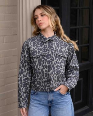 CHAQUETA MAIA PRINT VERDE